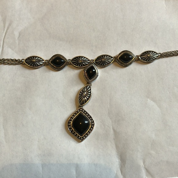 Black and Silver Necklaces - Lot of 3 - not real silver - Picture 7 of 12